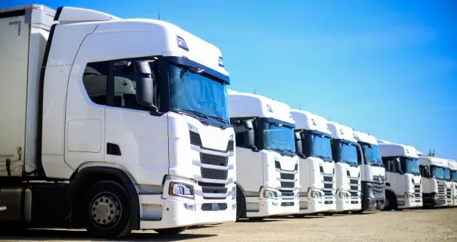 A lorry in Sweden
